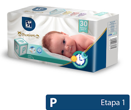 Pañal Farmatodo Bebe Premium Peq 30Und