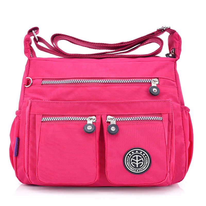 Title 3, Bolsa feminina de ombro em nylon Oxford leve e ...