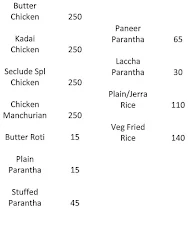 Seclude Mussoorie menu 2