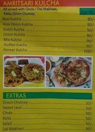 Happy Da Amritsari Kulcha Corner menu 1