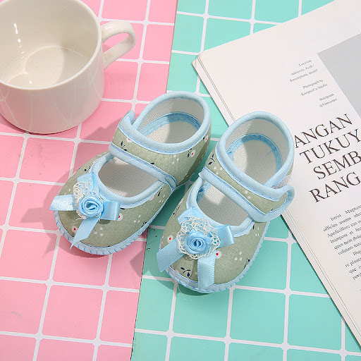 Title 4, Spring and Autumn Baby Shoes with Velcro, Bowkn...