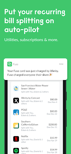 Fuse Card: Smart bill splitter