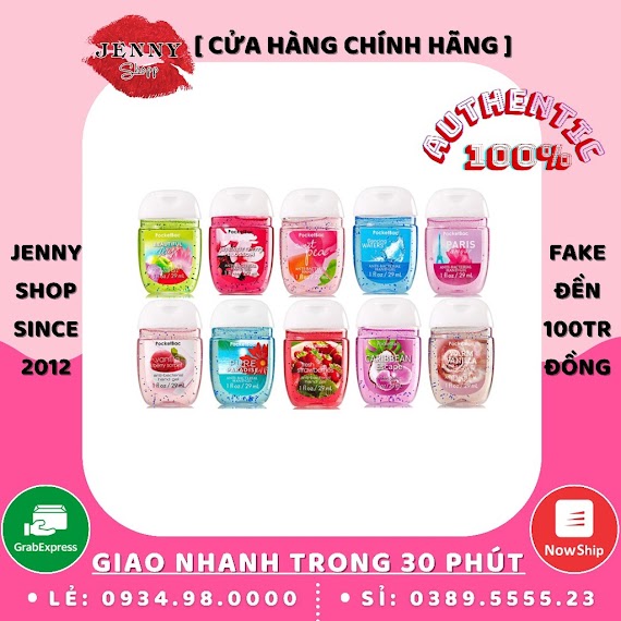 Gel Rửa Tay Khô Bath & Body Works Hand Gel 29Ml