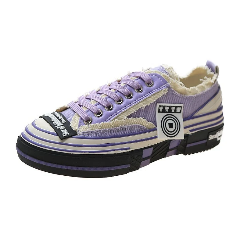Scarpe di tela basse con plateau casual per studenti Scarpe piatte Comode e alla moda Perfette per la scuola e il tempo libero