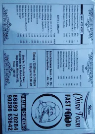 China Town Fast Food menu 2