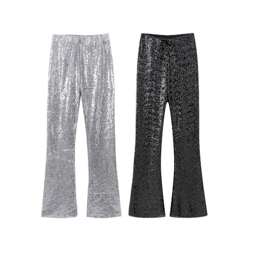 Title 4, Womens Fashion Flared Casual Trousers, stylish...