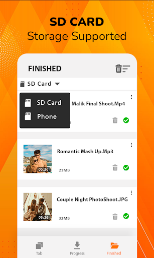 Screenshot Video Downloader App