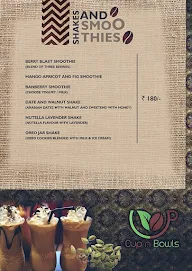 Cup N Bowls menu 1