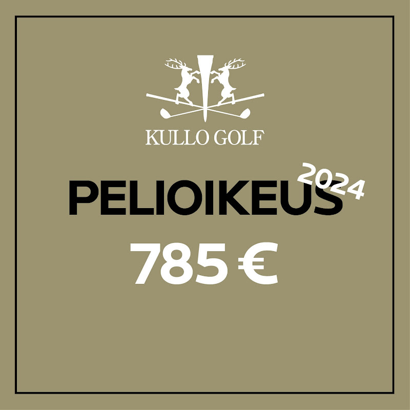 Kullo Golf pelioikeus 2024 - loppuunmyyty