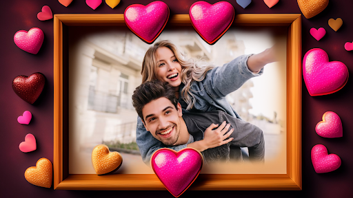 Screenshot Romantic Love Photo Frames App