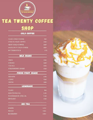 Tea Twenty Coffee Shop menu 2