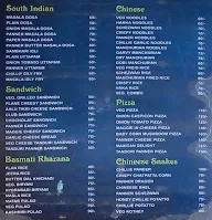 Sawariya Bakery & Fast Food menu 1
