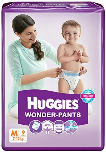 Huggies Wonder Pants Medium - 9 Diaper Pants - 9 pcs