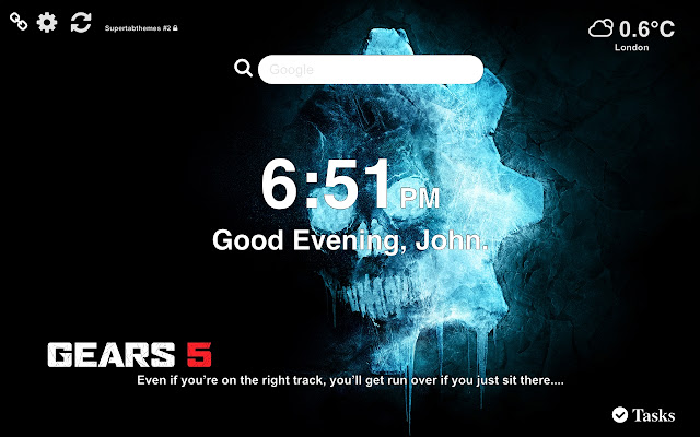 Gears 5 Best HD Wallpaper Tab Theme