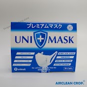 Khẩu Trang 3D Uni Mask Chính Hãng Kháng Khuẩn, Chống Bụi Mịn Công Nghệ Nhật Bản Form Ôm Sát Mặt