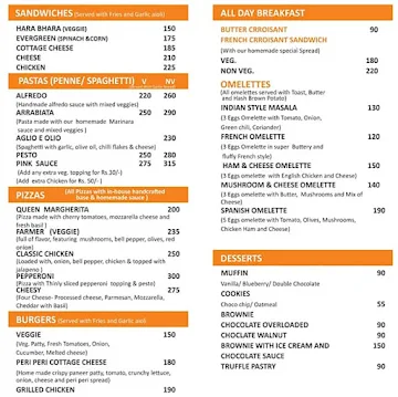 Cafe Terra menu 