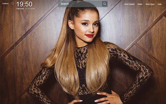 Ariana Grande Actress Wallpapers New Tab