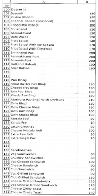 Mathura Pure Veg menu 4