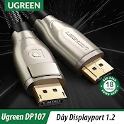 Cáp Displayport 1.4 Hỗ Trợ 4K 144Hz Bện Lưới Cao Cấp Ugreen Dp107 Dp114 - Bh 18T Chính Hãng