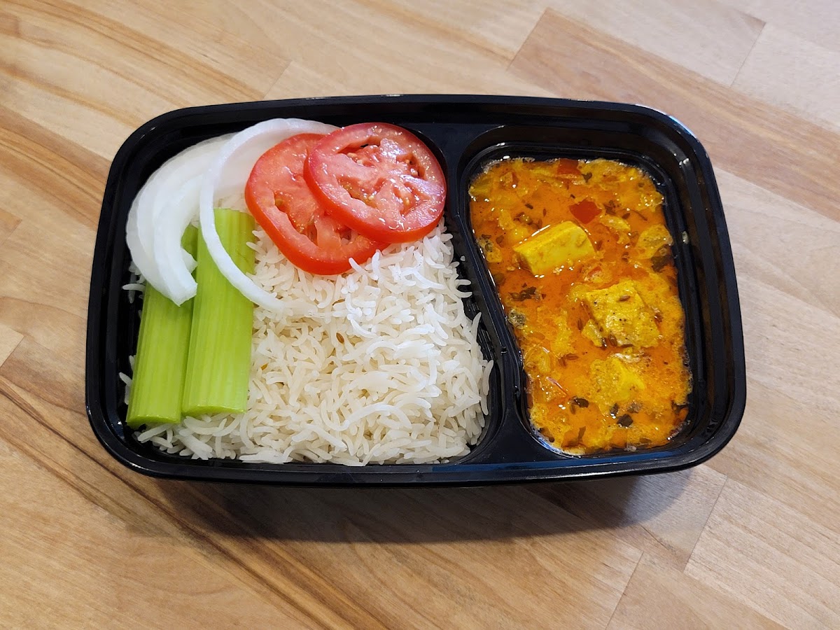 Paneer Cheese Handi lunchbox