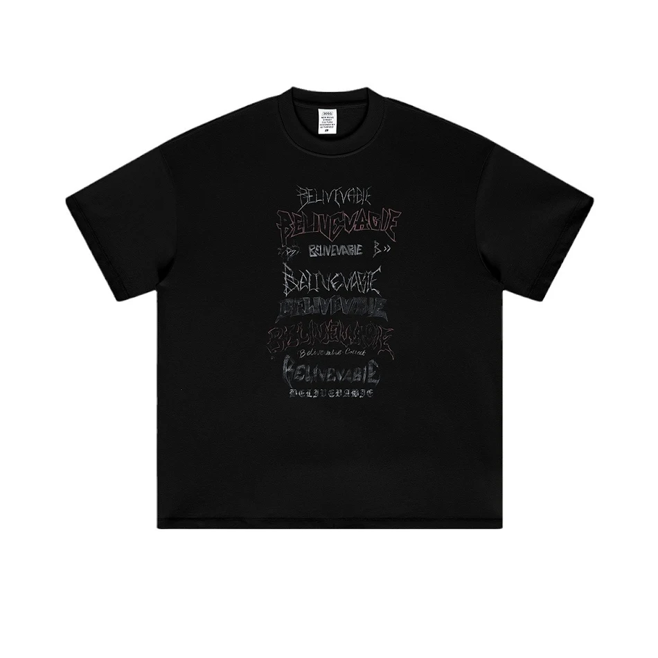 Kinder hiphop T-shirt met print, korte mouwen