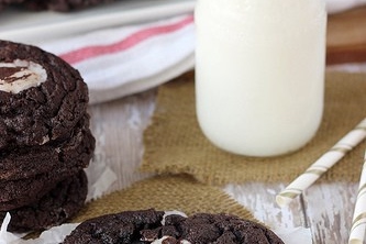Melted Peppermint Patty Cookies