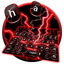 Red Thunder Lightning Keyboard Theme 10001002 APK Baixar