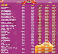 Capital Cake menu 1