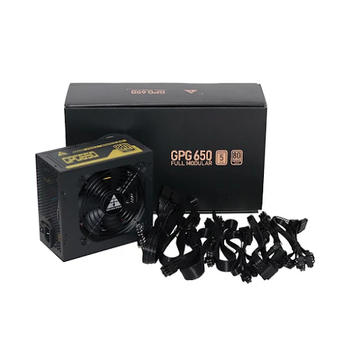 Nguồn máy tính/ PSU Golden Field 80 Plus Gold GPG650 (650w/80Plus Gold/Full Modular)