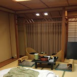 elegant beds and tatami mats in the $500 Ryokan at Senkei in Yumoto, Hakone in Hakone, Japan 