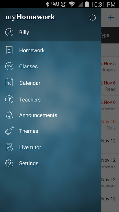 what is myhomework app