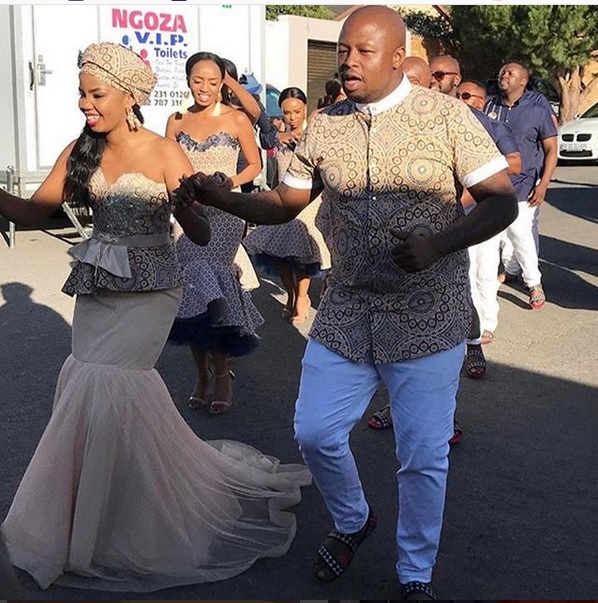 DJ Naves and wife Noluthando.