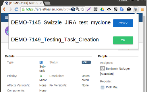 Convert JIRA issue to feature name