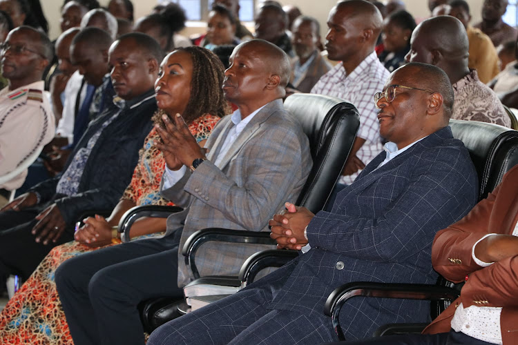 Interior Cabinet Secretary Kithure Kindiki at a church service at the Kenya Assemblies of God in Sagana, Kirinyaga on June 3, 2023.