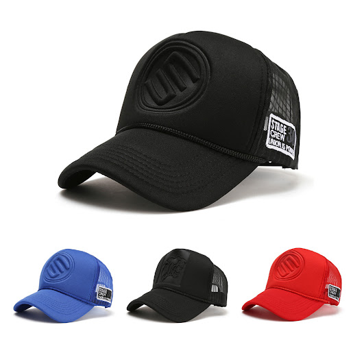 Title 4, Trendy Brand Solid Color Tall Trucker Hat for M...