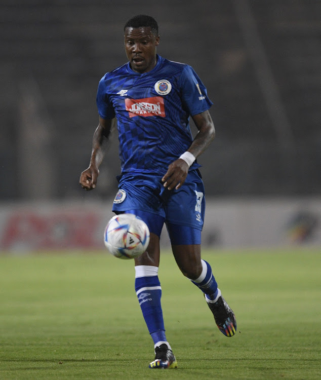 Thamsanqa Gabuza of Supersport United FC.