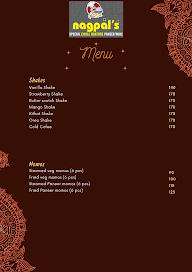 Nagpal's Chole Bhature menu 2