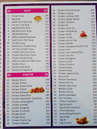 Sadhana Hotel menu 4