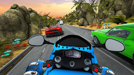 Highway Traffic 3D Bike Racing