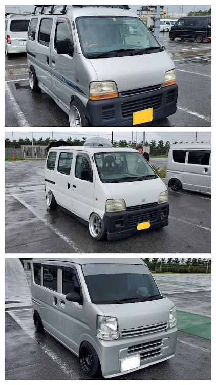 エブリイワゴンのエブリィワゴン・エブリイバン・大阪オフ会・オカタクMT・雨さえなければ😭に関するカスタム事例の投稿画像8枚目