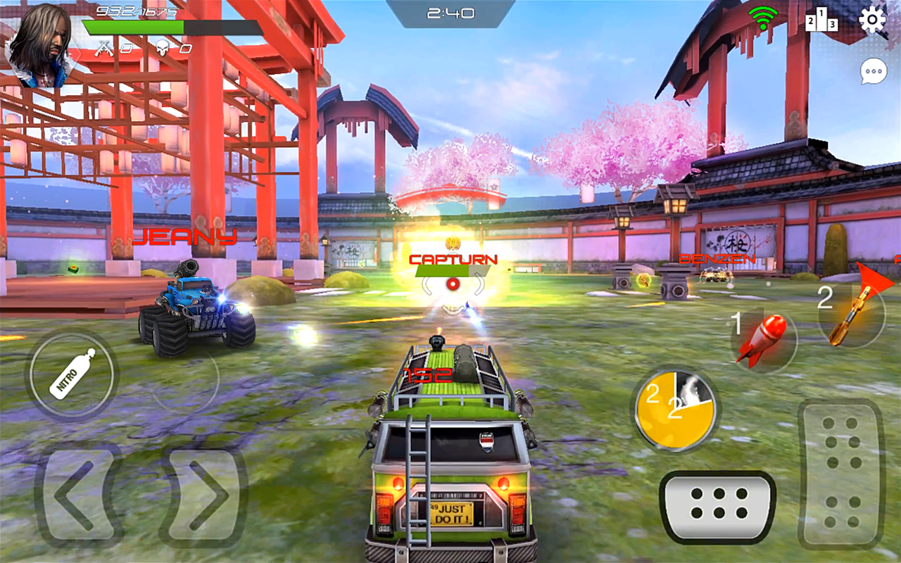   Overload: Multiplayer Battle Car Shooting Game- 스크린샷 