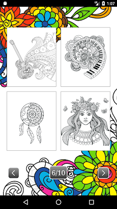 Coloring Book for Adults Anti-Stressのおすすめ画像3