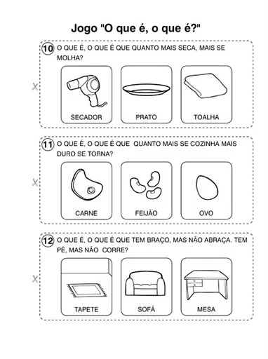 Jogos pedagógicos - Adivinhas - Atividades Educativas
