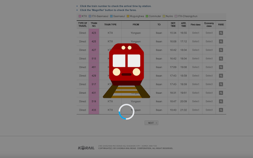 Korea Easy Train