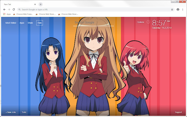 Toradora Anime HD Wallpapers New Tab Themes - HD Wallpapers & Backgrounds