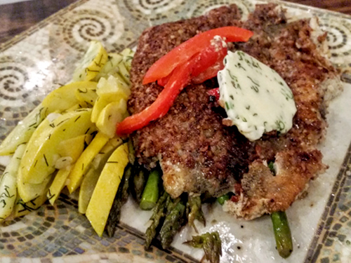 PECAN-CRUSTED RAINBOW TROUT - yes, it's also gluten-free!