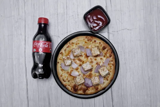 Onion & Paneer Pizza [7 Inches] With Coke [250 Ml]