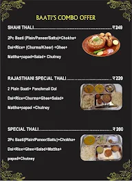 Baati Chokha menu 2