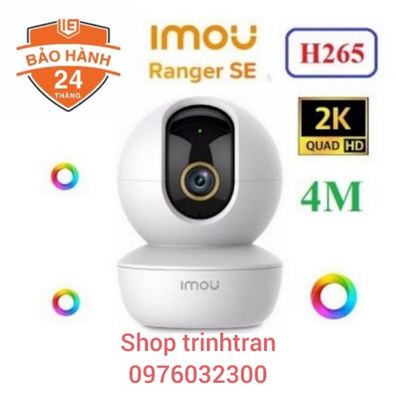 Dahua Imou Ranger Se Camera An Ninh Wifi 360 2Mp, 4Mp Camera Không Dây, Đàm Thoại Hai Chiều, Theo Dõi Chuyển Động.