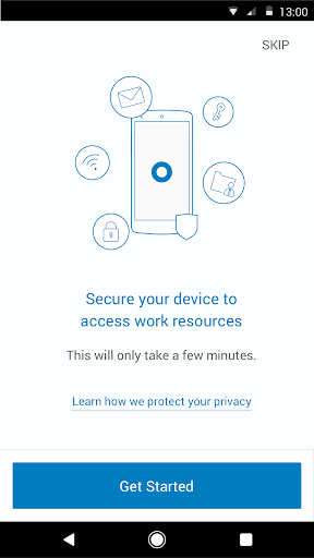 Screenshot Okta Mobile